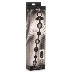Master Series Boules anales vibrantes 21x Dark Rattler 40 x 4.5cm